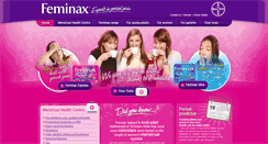 Desktop Screenshot of feminax.co.uk